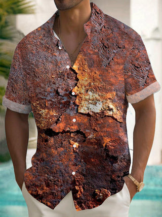 men's vintage style shirt front view