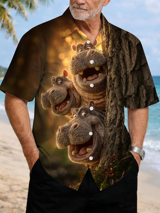 men's shirt front view