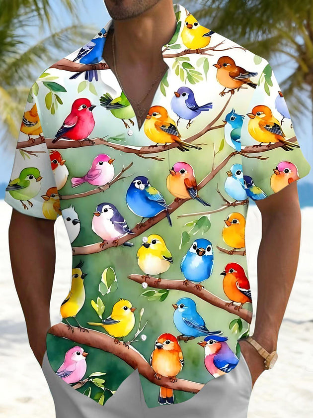 men's shirt front view