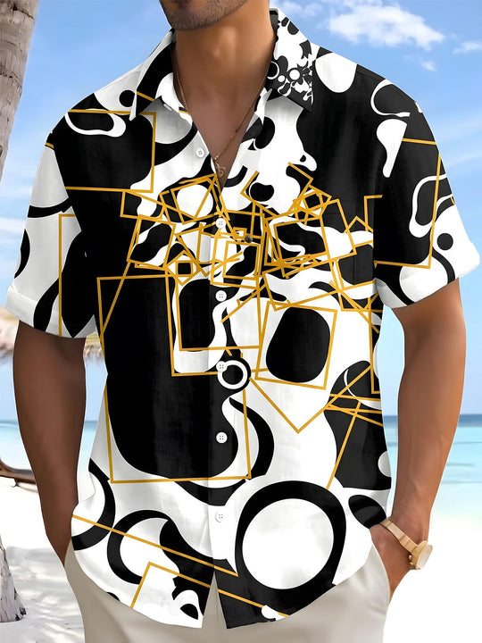men's shirt front view