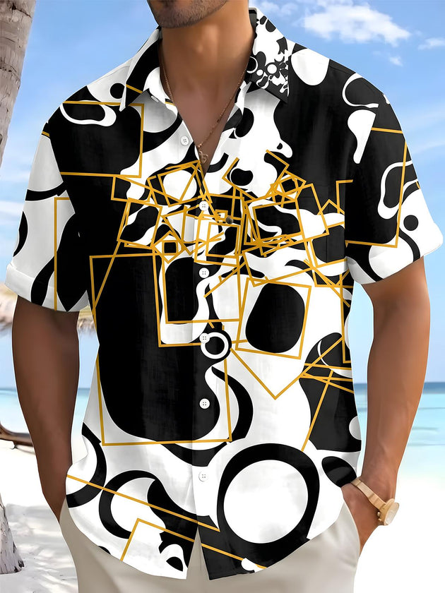 men's shirt front view