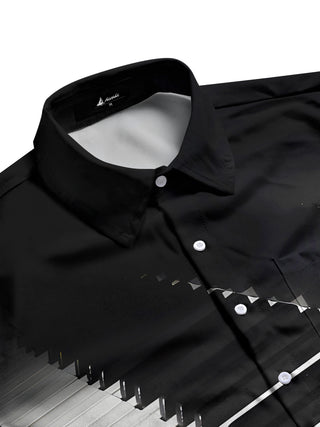 men's short sleeve shirt side view