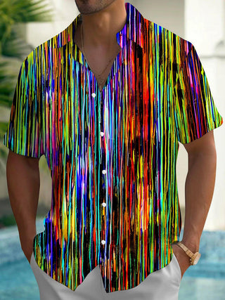men's tie dye shirt front view
