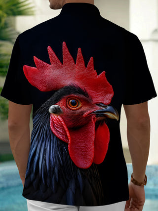 men's pocket shirt back view