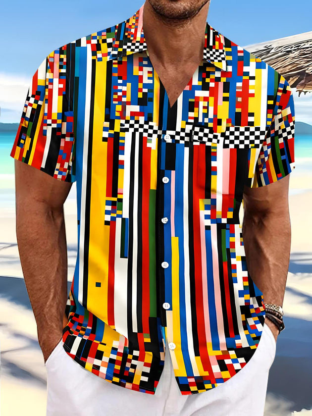 men's shirt front view