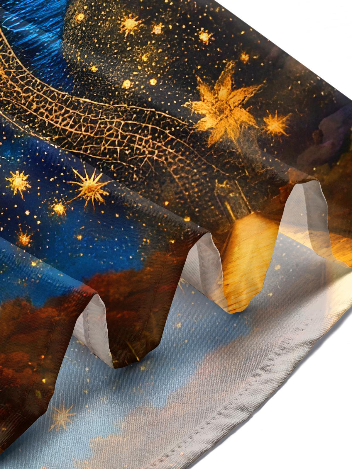 Art Gilded Coconut Tree Men's Pocket Short Sleeve Shirts