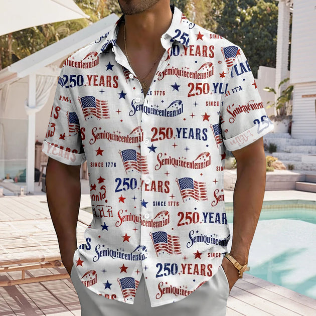 men's casual shirt Independence Day view 31