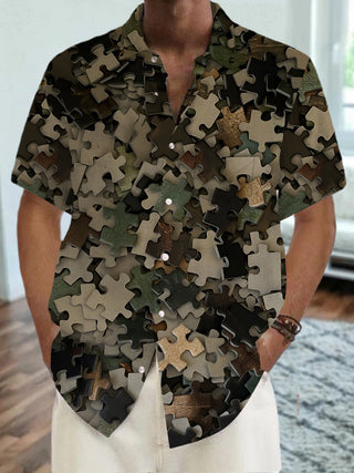 men's shirt front view