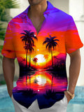 Hawaiian Men's Pocket Short Sleeve Shirts