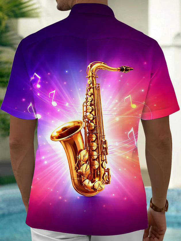 men's tye dye shirt back view