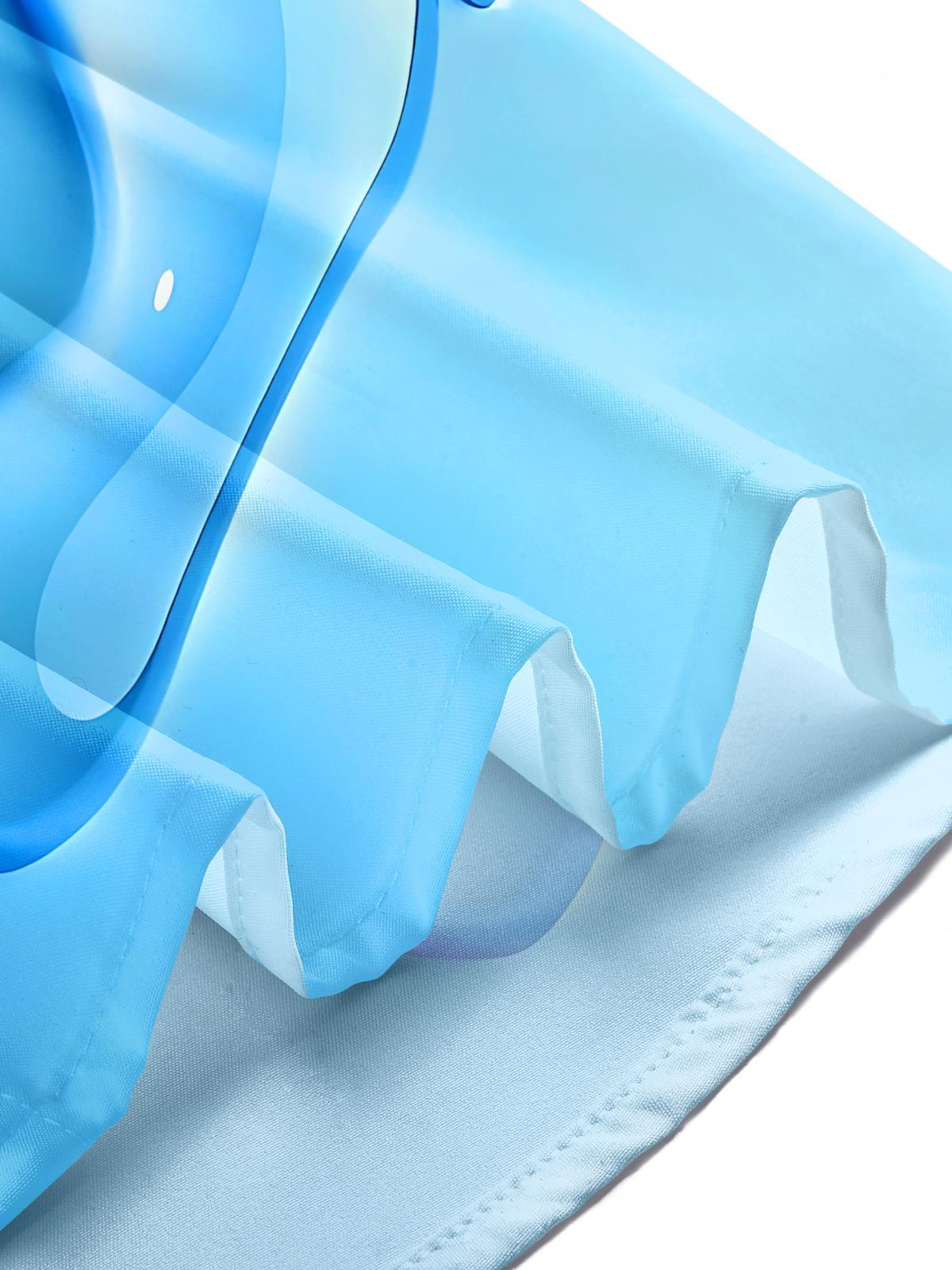 Footprint Print Men's Pocket Short Sleeve Shirts