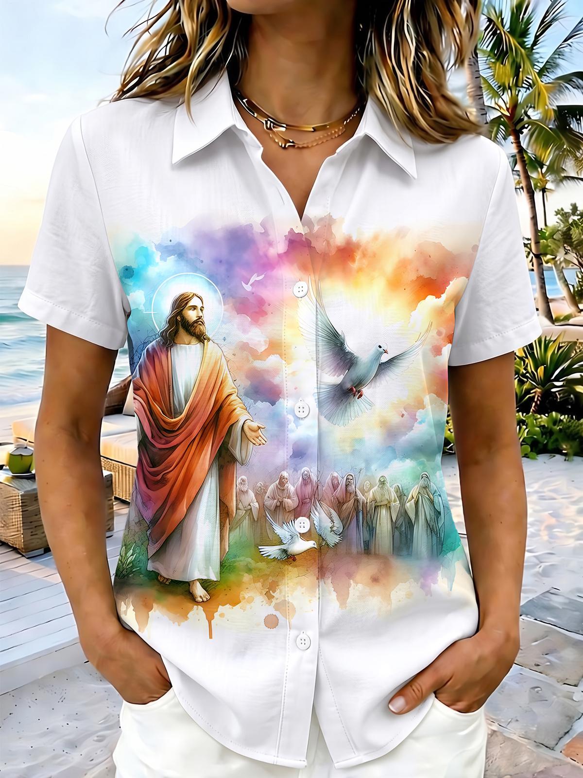 women's shirt front view