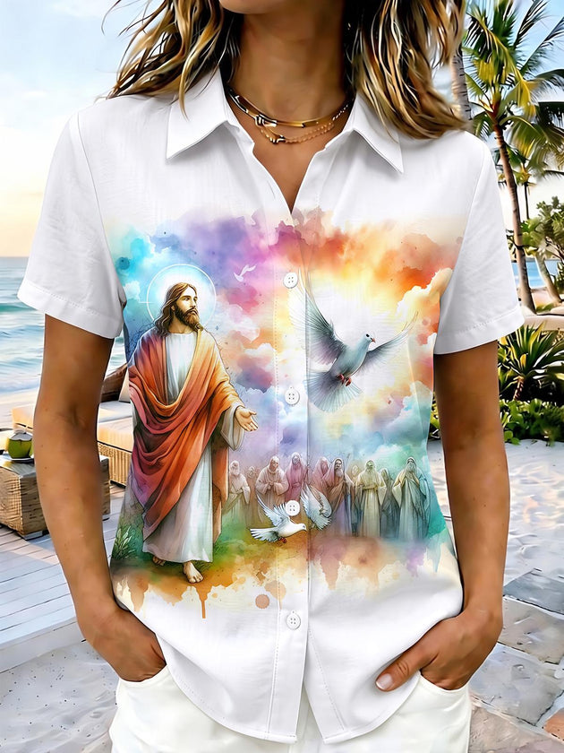 women's shirt front view