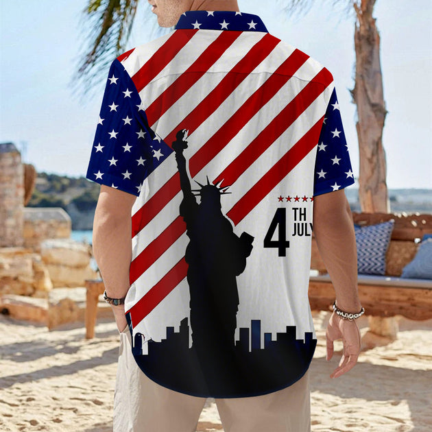 men's casual shirt Independence Day view 15