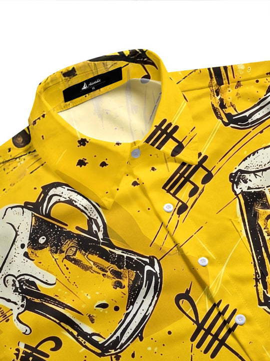 men's tropical shirt side view