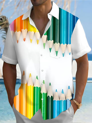 men's shirt front view