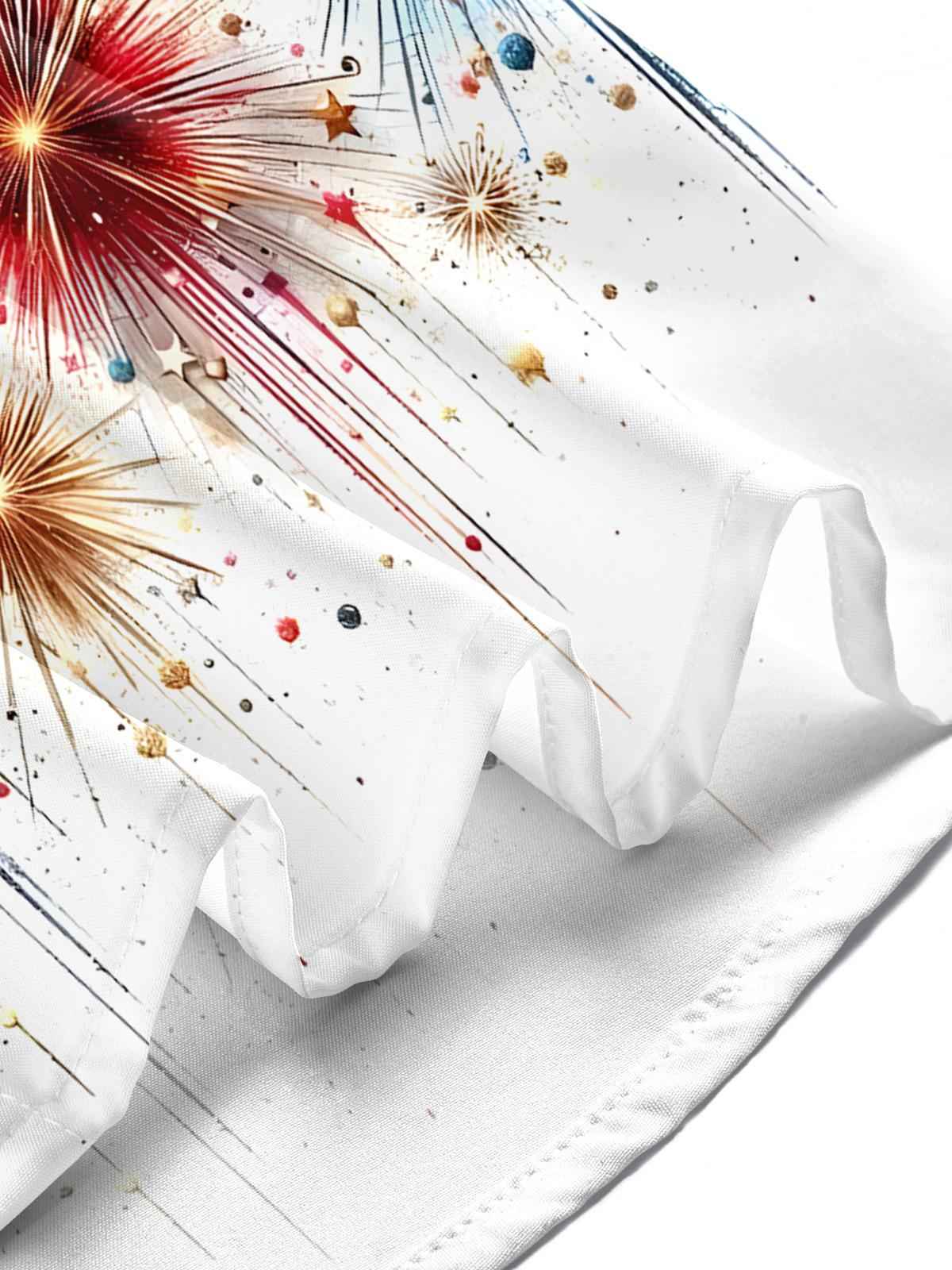 Firework Men's Pocket Short Sleeve Shirts