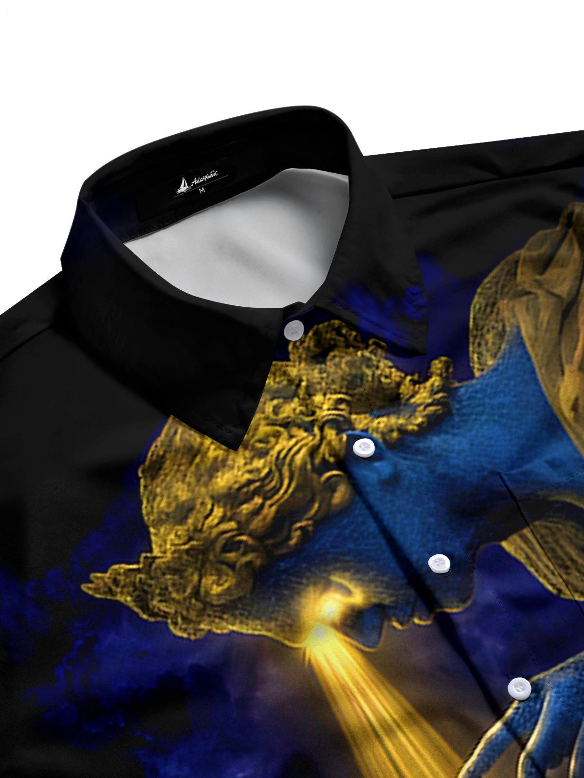 Sculpture Men's Pocket Short Sleeve Shirts