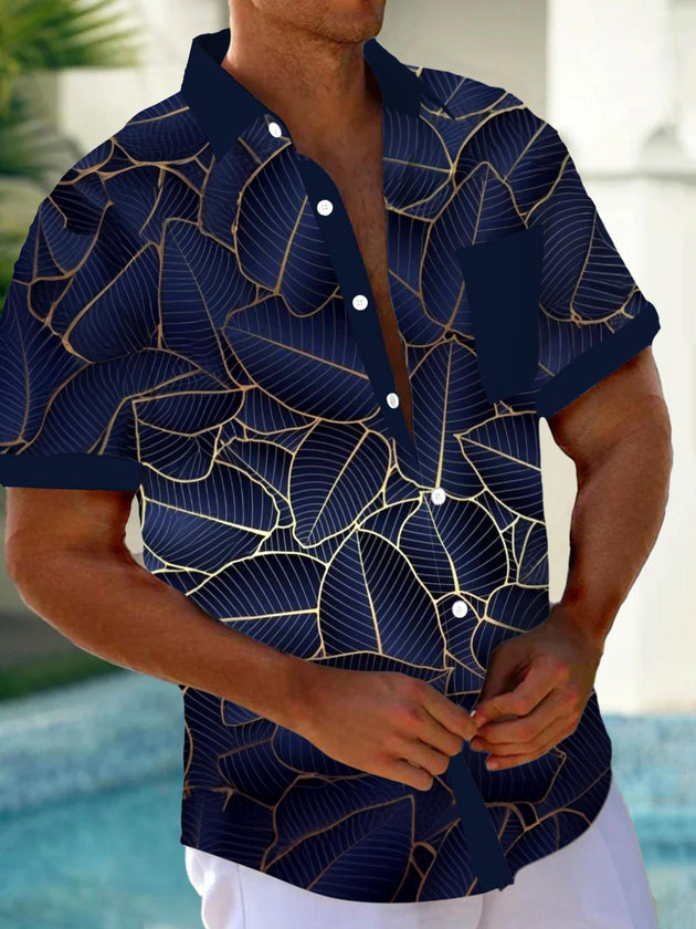 men's shirt front view