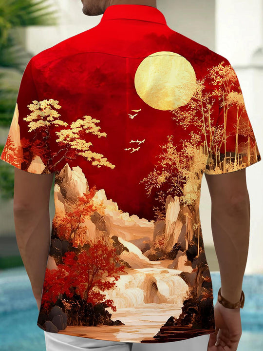 men's pocket shirt back view