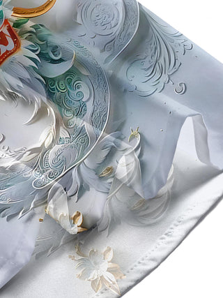 men's dragon print shirt summer vacation