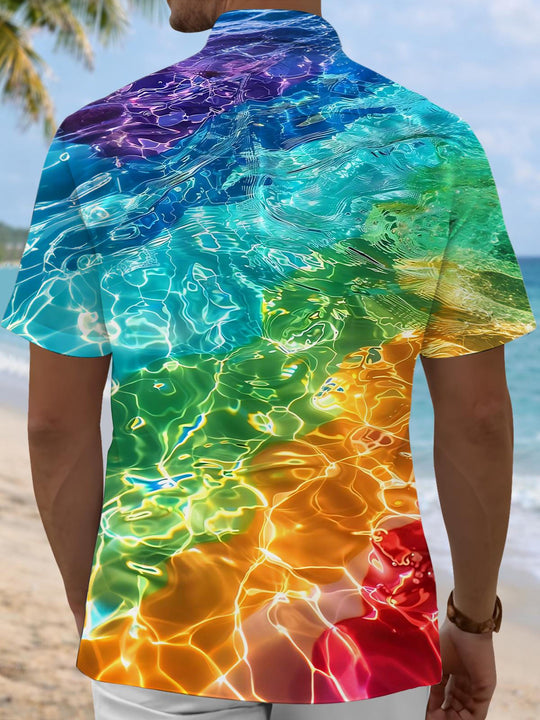 men's pocket shirt back view