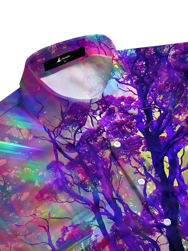 men's short sleeve shirt side view