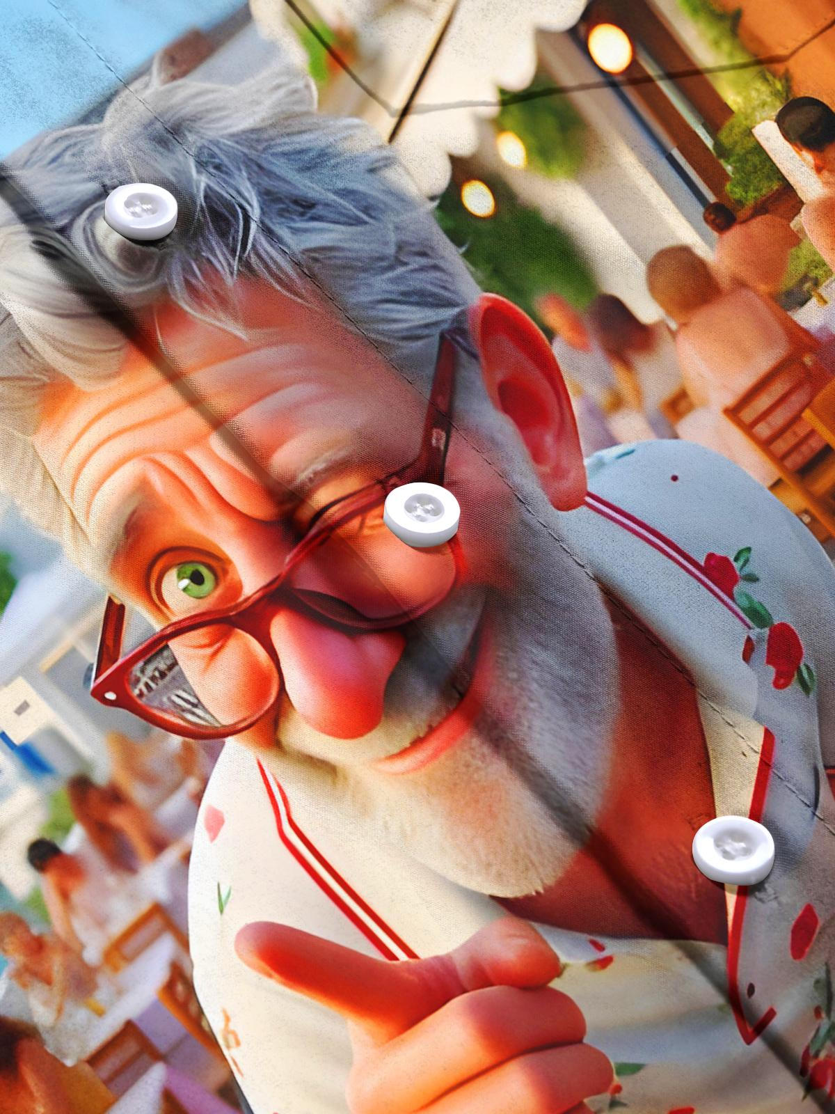 Funny Old Man Beer Men's Pocket Short Sleeve Shirts