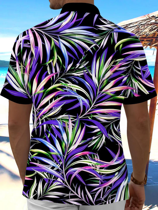 men's aloha shirt back view