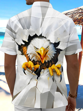 men's patriotic shirt back view