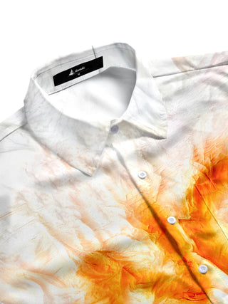 men's short sleeve shirt side view