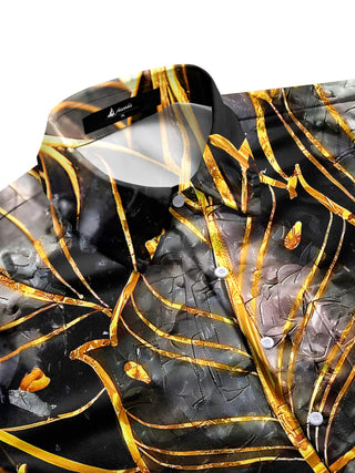 men's short sleeve shirt side view