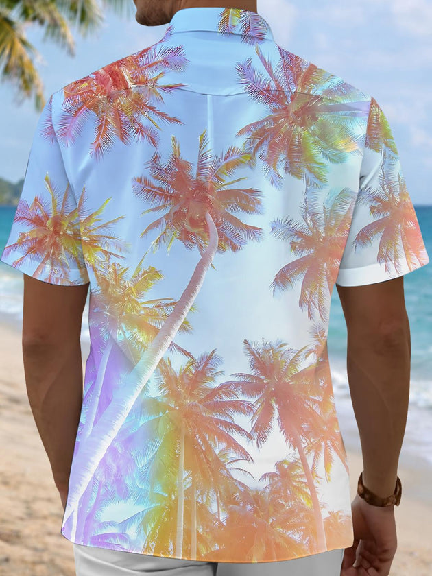 men's aloha shirt back view