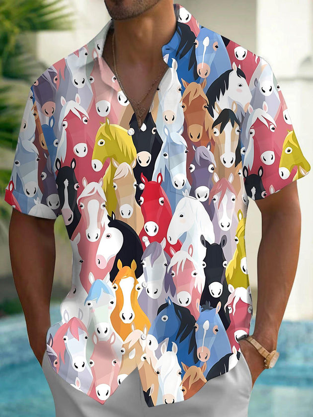 men's shirt front view