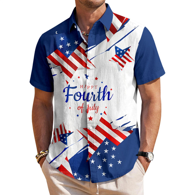 men's casual shirt Independence Day view 24