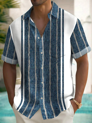men's vintage style shirt front view