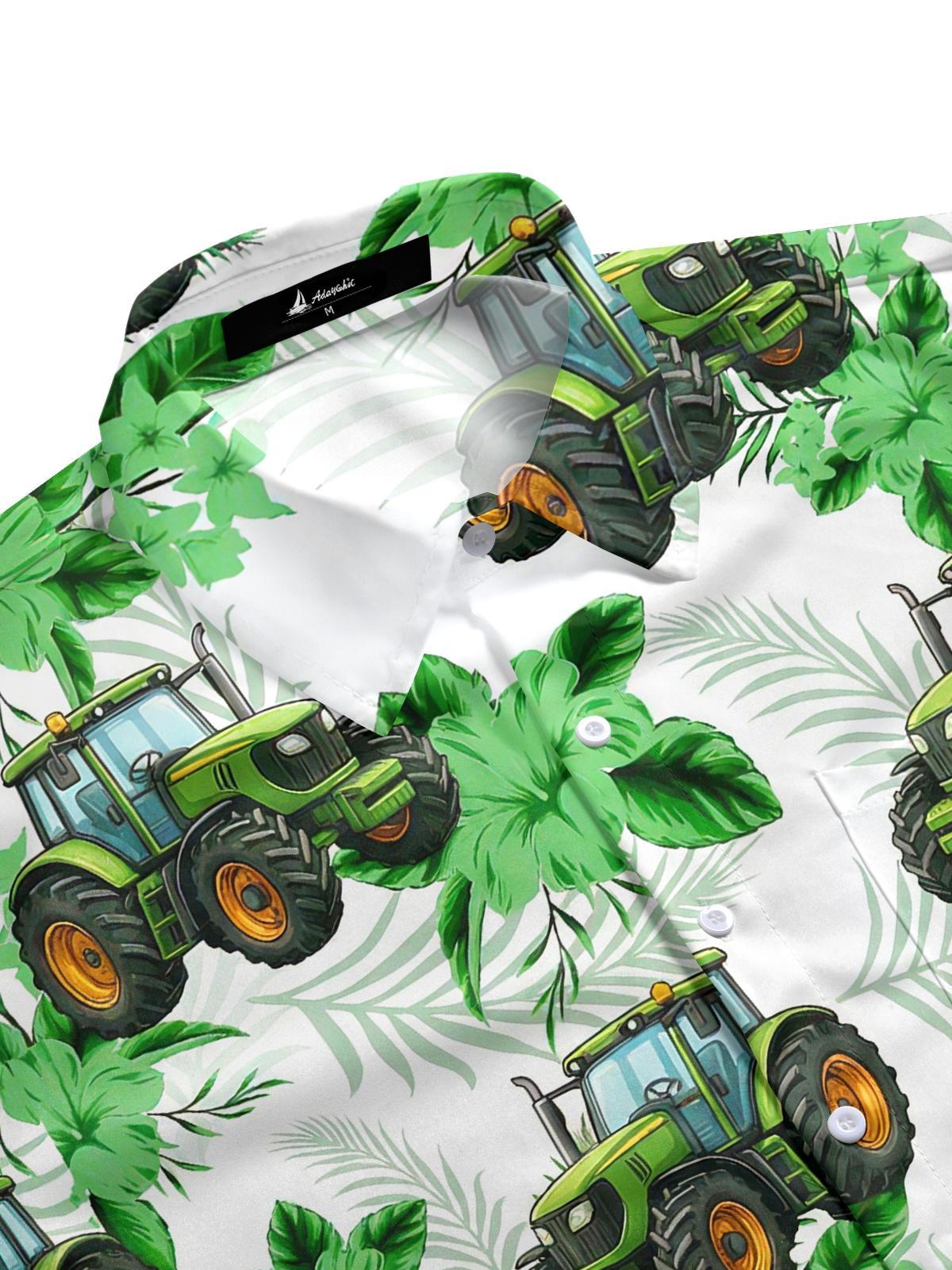 men's island shirt side view