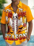 Halloween Men's Pocket Short Sleeve Shirts