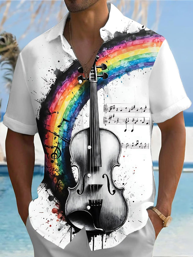 men's shirt front view