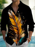 Feather Men's Pocket Long Sleeve Shirts