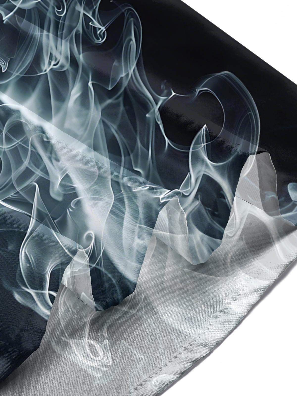 Buddha Print Men's Pocket Short Sleeve Shirts