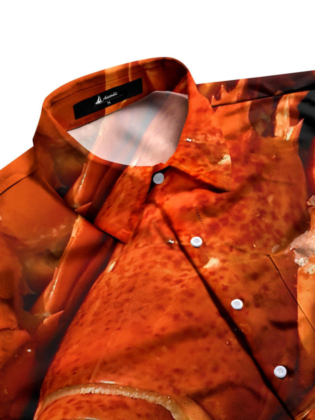 men's short sleeve shirt side view