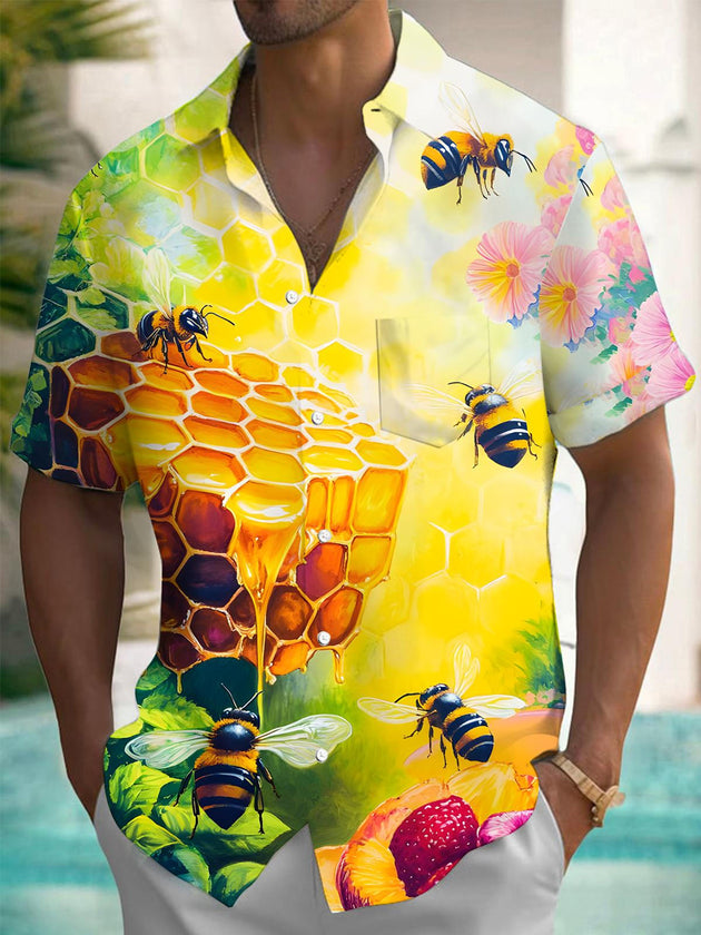 men's shirt front view
