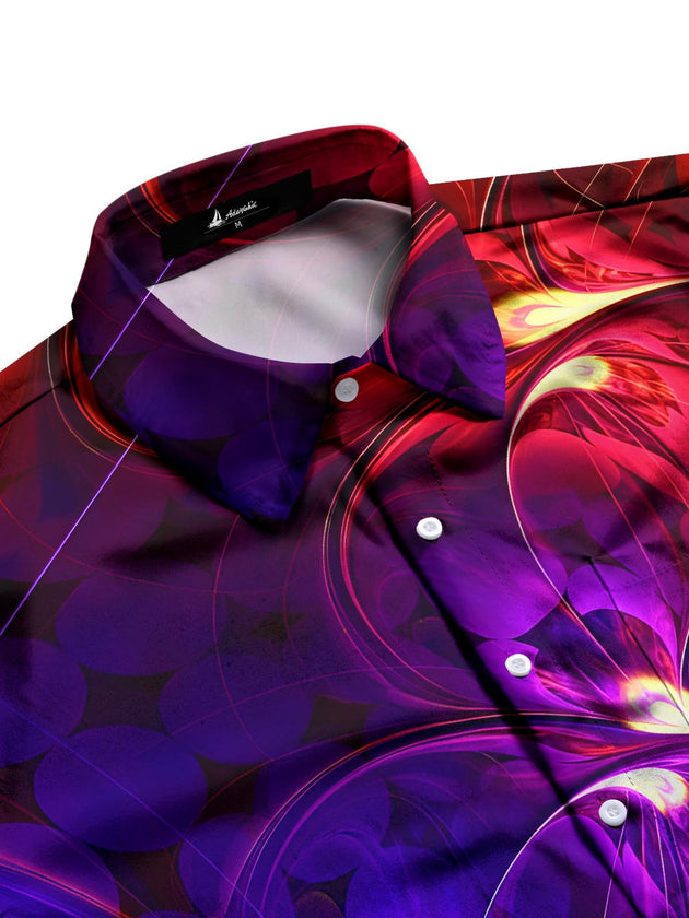men's short sleeve shirt side view