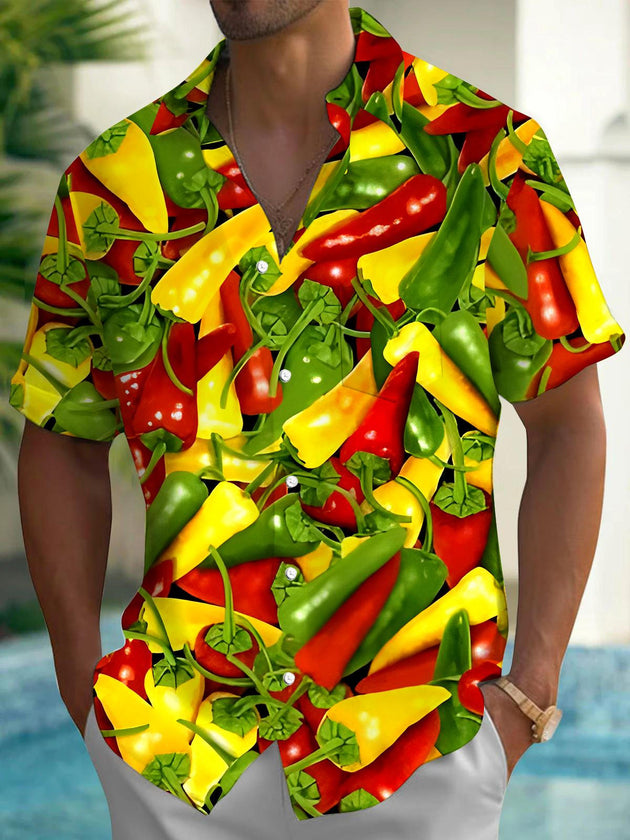 men's shirt front view