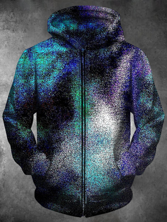 men's tie dye shirt front view