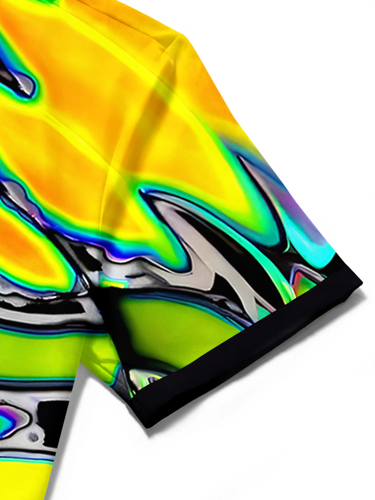 Abstract Men's Pocket Short Sleeve Shirts