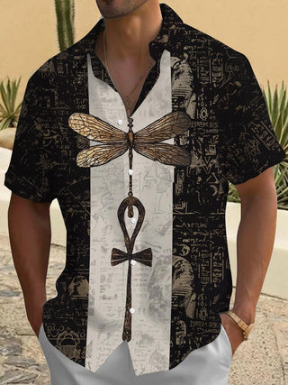 men's vintage style shirt front view