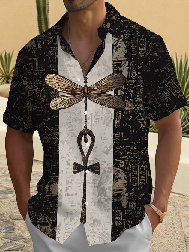 men's vintage style shirt front view