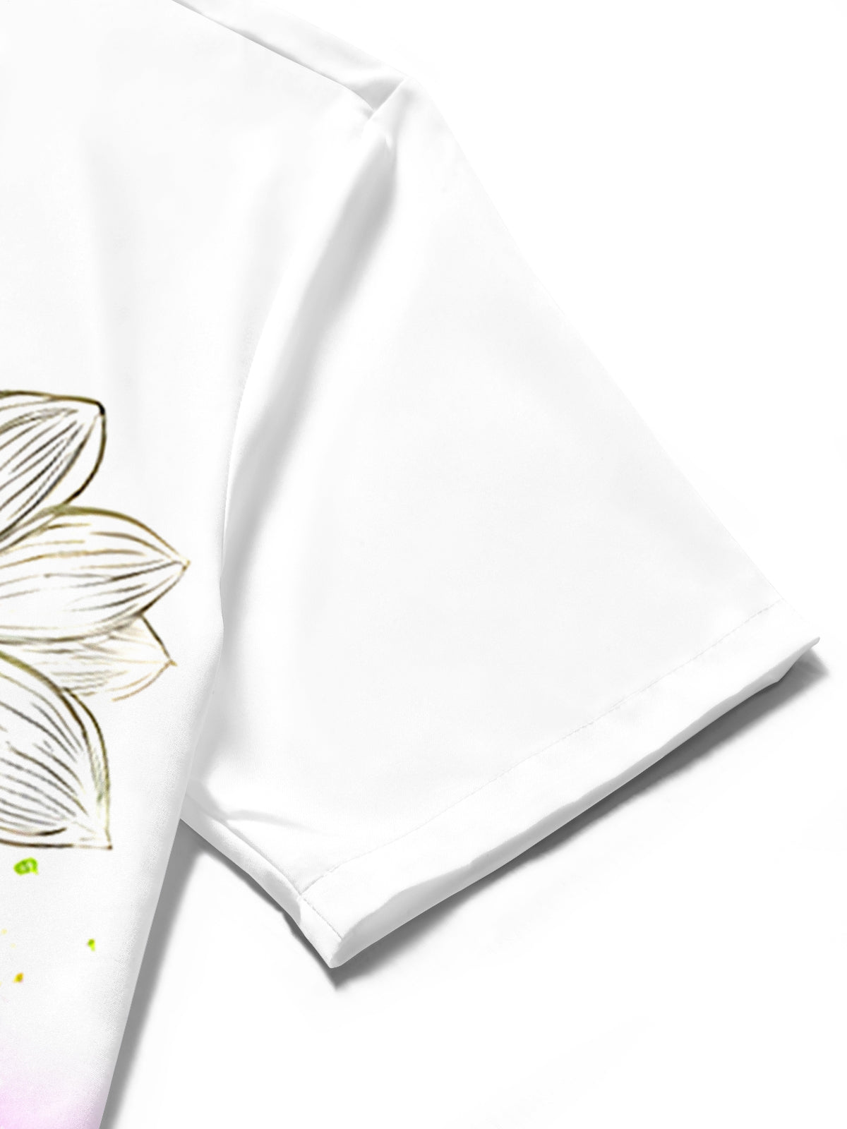 men's Hawaiian shirt close-up short sleeve